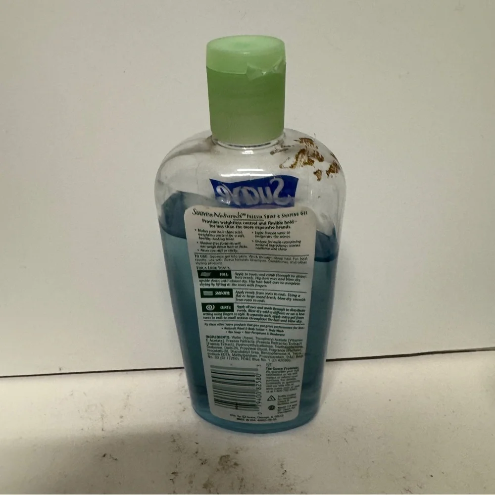 Suave Naturals Freesia Flexible Hold Gel Vitamin E Vintage HTF